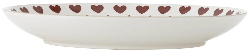 Bloomingville Kameninový tanier Jolly Red Ø 26,5 cm