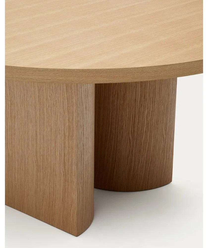 Okrúhly jedálenský stôl v dekore duba ø 150 cm Nealy – Kave Home