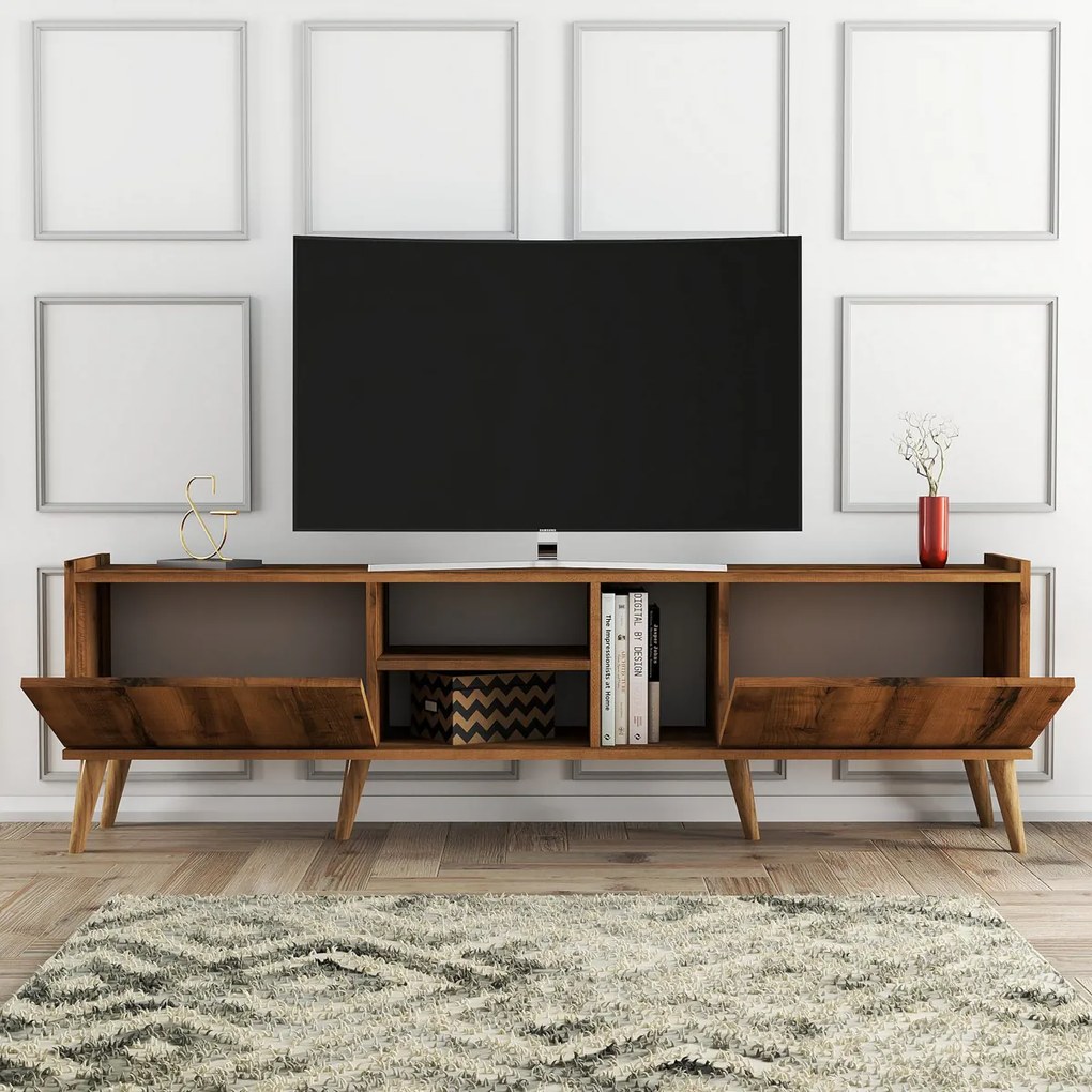 TV stolík Lotus Walnut