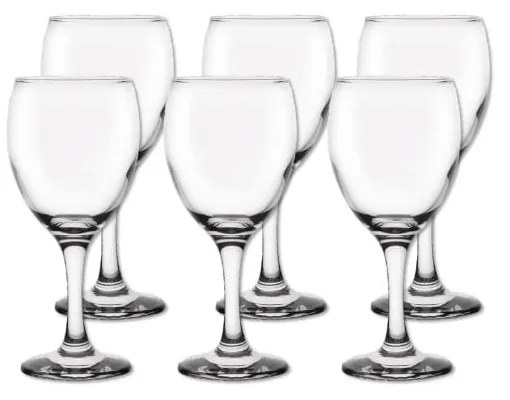 Poháre na víno v súprave 6 ks 245 ml Empire – Orion