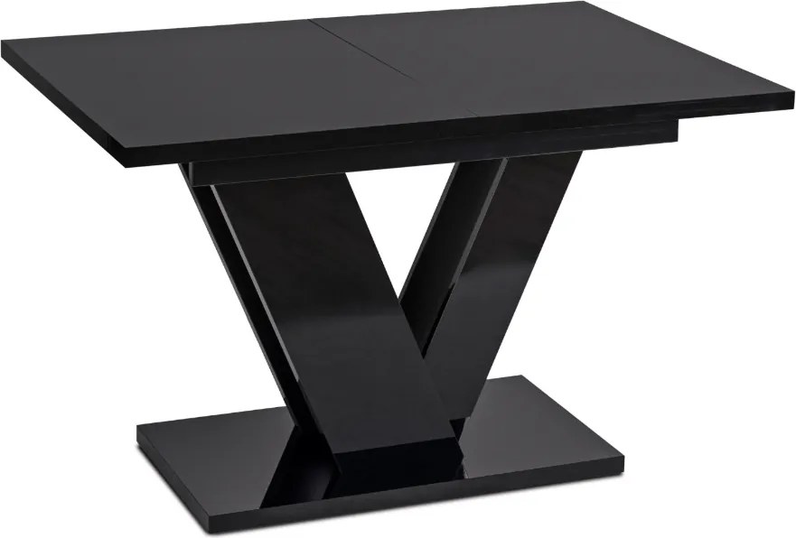 ROZKLADACÍ KUCHYNSKÝ STÔL ČIERNY 120-160 cm