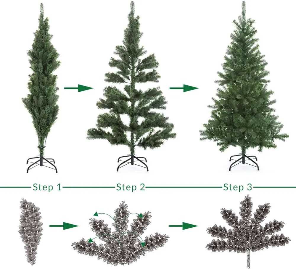 InternetovaZahrada Umelý vianočný stromček 140 cm + stojan