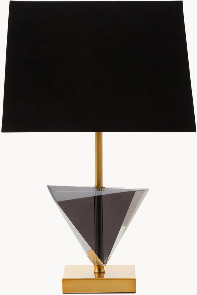 Stolová lampa's ľanovým tienidlom Halina