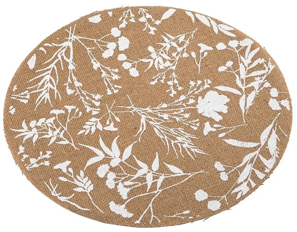 Altom Jutové prestieranie Meadow pr. 38 cm, prírodná
