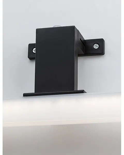 Rabalux 75052 - LED kúpeľňové osvetlenie zrkadla OLIRO LED/9W/230V IP44 60 cm čierna