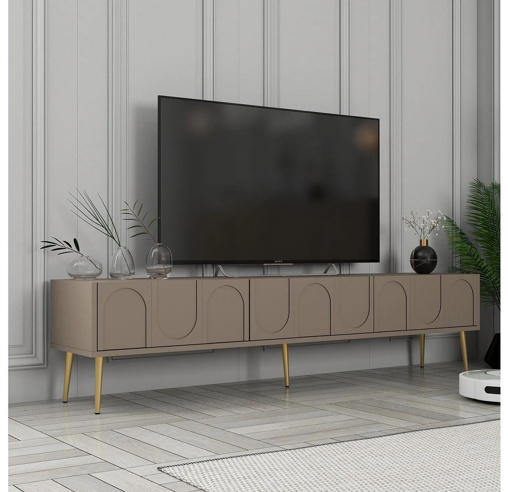TV stolík/skrinka Bipemu 3 (atlas + zlatá) . Vlastná spoľahlivá doprava až k Vám domov. 1095680