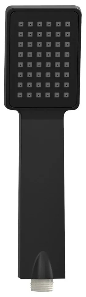 Matne čierny sprchový set z nerezovej ocele 101 cm Cuadro - Wenko