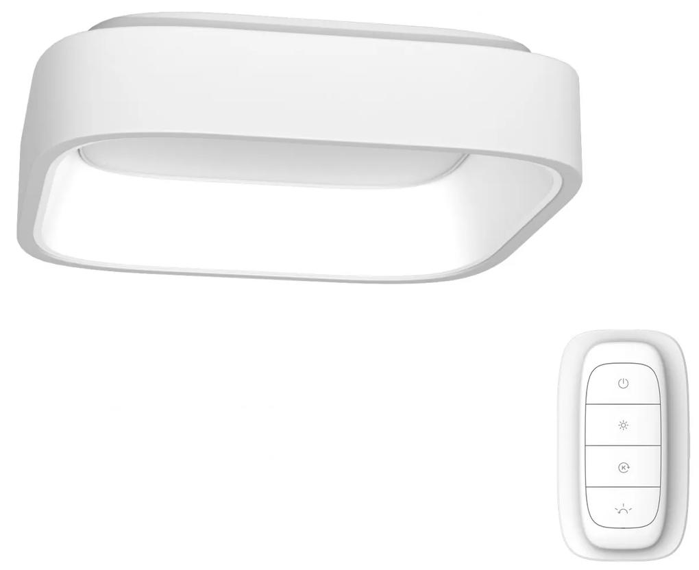 IMMAX NEO Chytré stropné LED svetlo na diaľkové ovládanie alebo aplikáciu TOPAJA, 47W, 60x60cm, biele