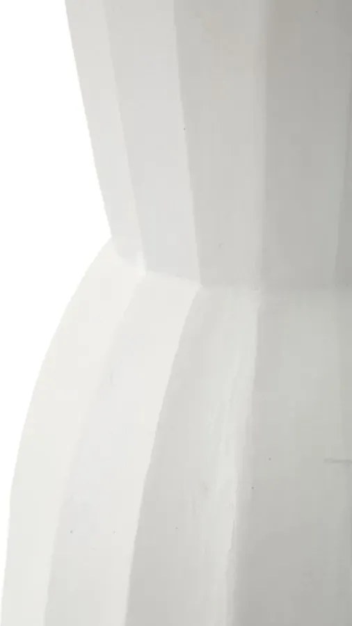 Váza Glint Pot 41 cm biela
