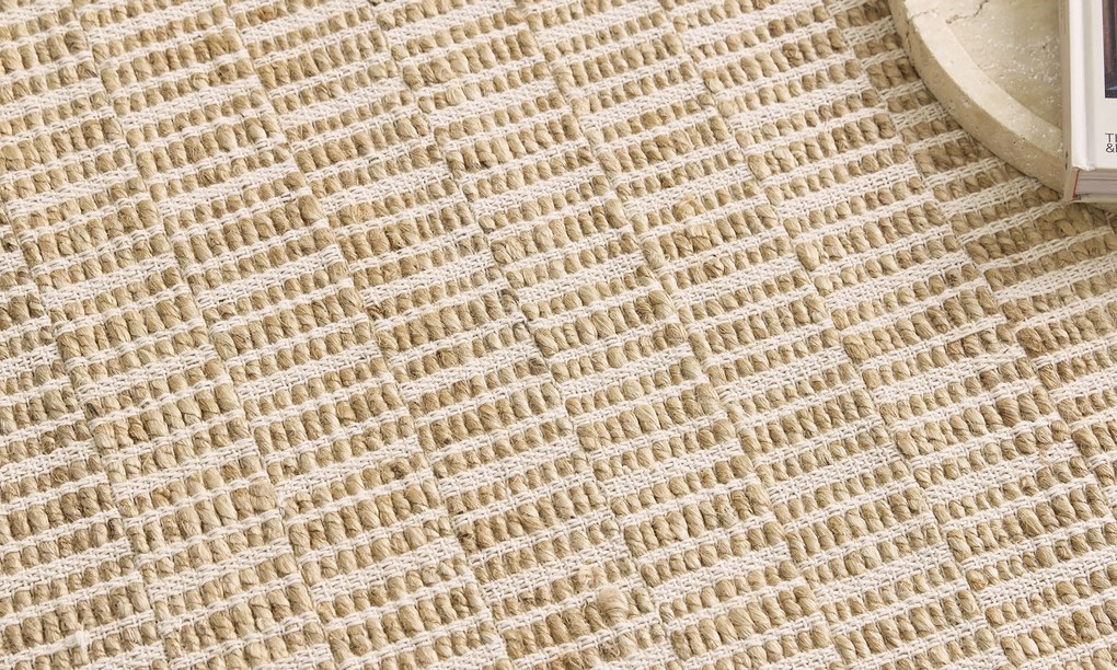 Diamond Carpets India, Ručne viazaný kusový koberec Tove J-10 Natural, 240x300, béžová, chodba / predsieň