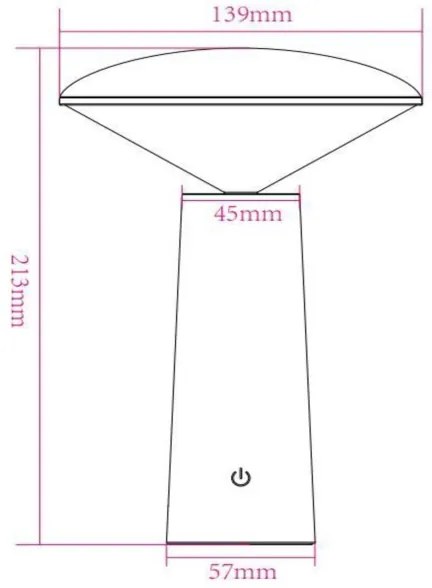Lucide 02807/04/30 -LED Stmievateľná lampa JIVE LED/3W/3,7V 3000/6500K IP44 čierna