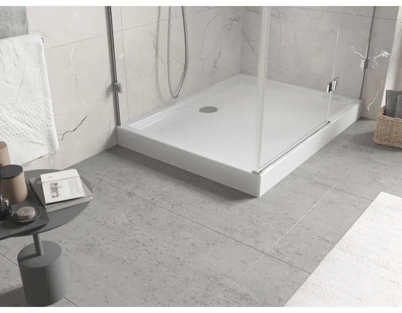 Mexen Flow+, obdĺžniková sprchová vanička 90 x 70 cm, biela lesklá, 46R107090H