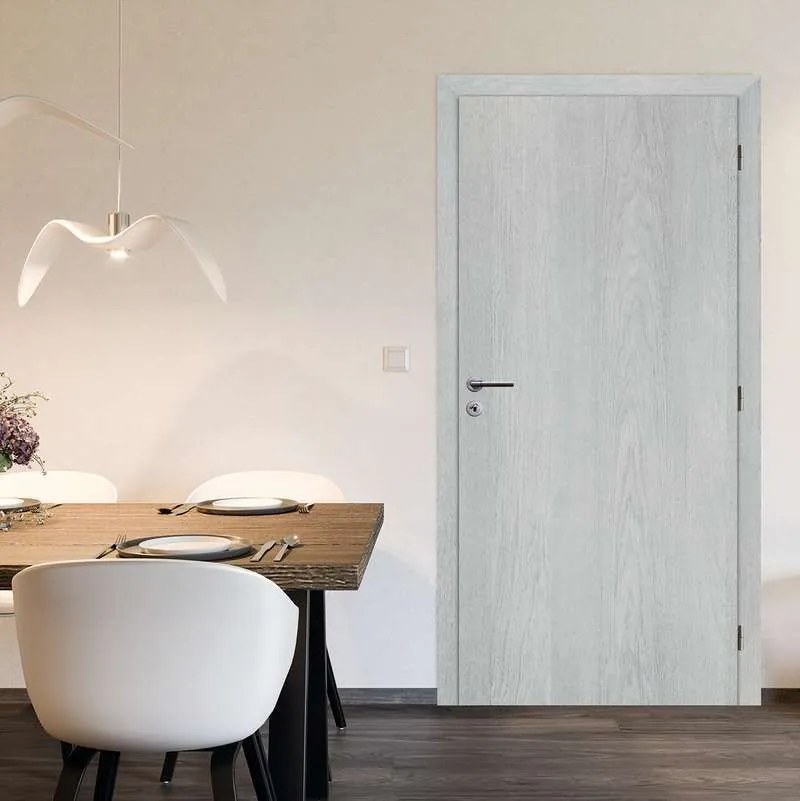 Solodoor Interiérové dvere 60 P, 650 × 1985 mm, fólia, pravé, Earl Grey, plné