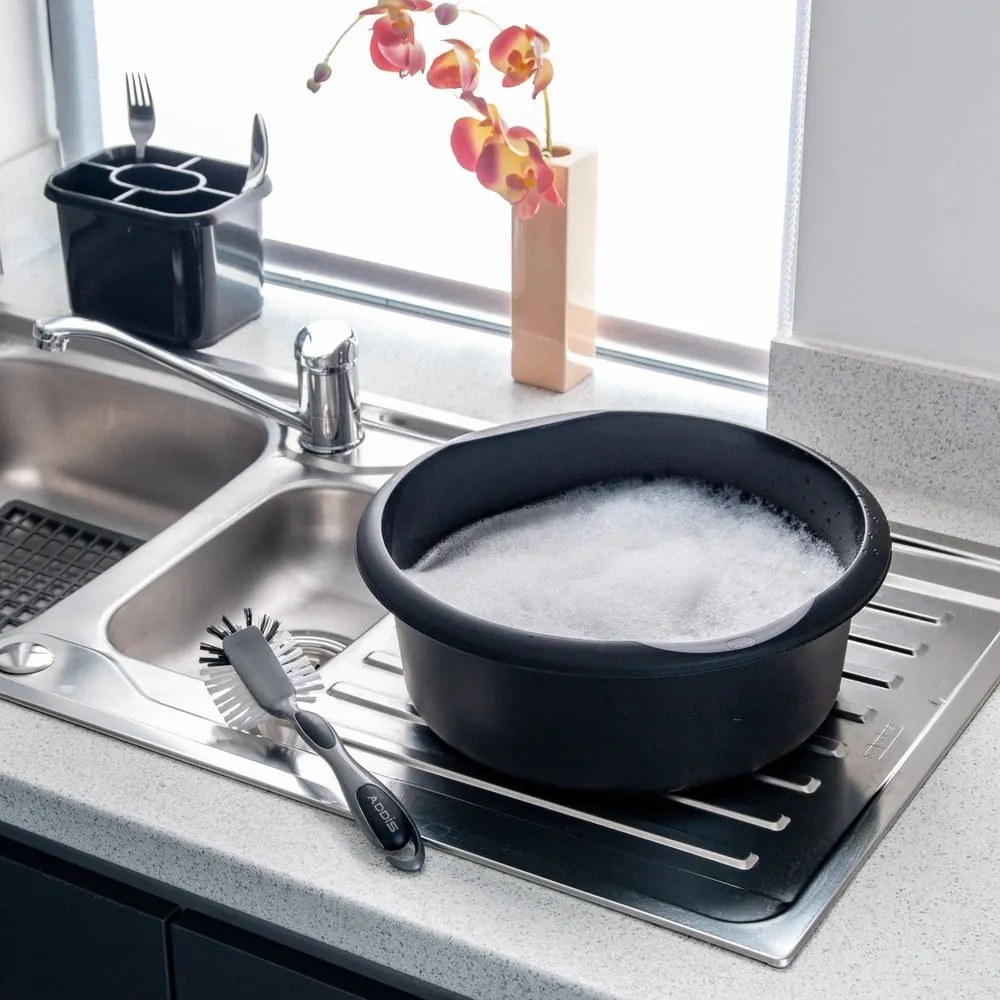 Čierny lavor Addis Circular, 7,7 l