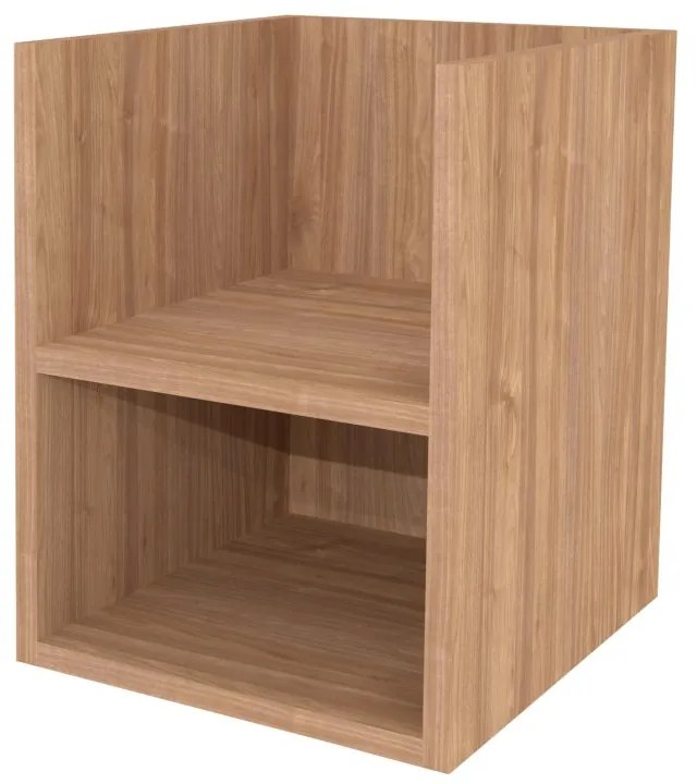 Mereo Aira, kúpeľňová skrinka 40 cm, spodná, Multidecor, Light Select Walnut, MER-CN795SLSW1