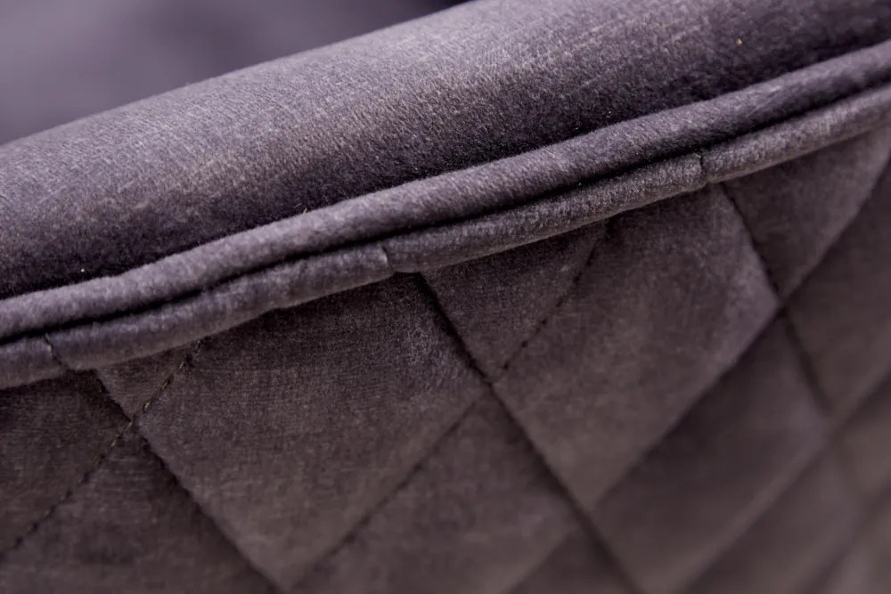 Kancelárske kreslo Euphoria dark grey velvet