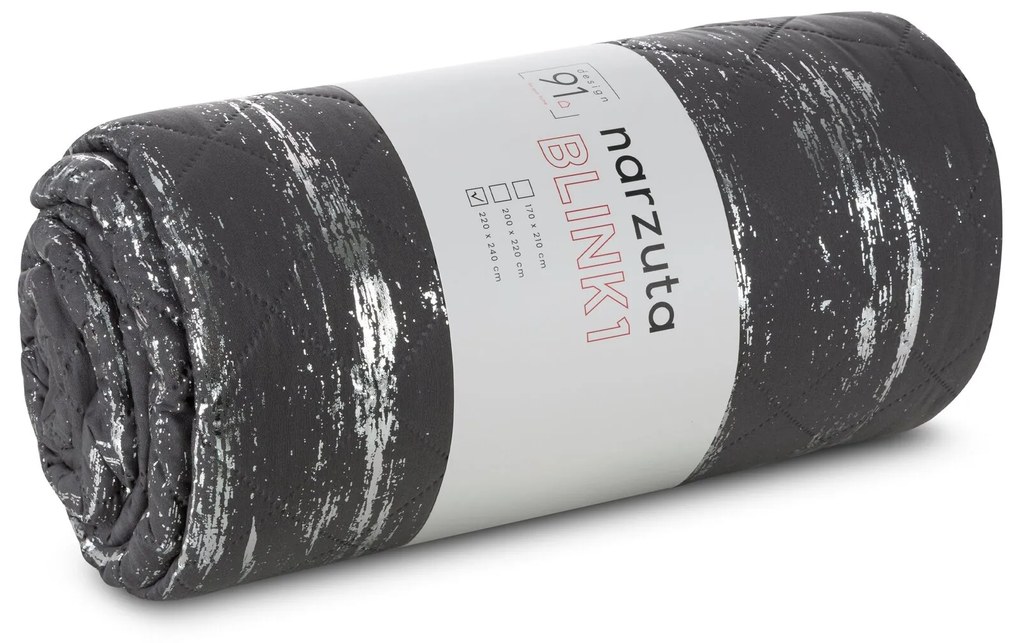 PREHOZ NA POSTEĽ BLINK1 170X210 CM GRAFITOVÝ