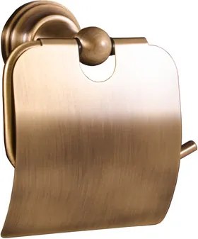 Slezák - RAV Držiak toaletného papiera s krytom MORAVA RETRO - MKA0400SM, Stará mosadz (Bronz), Stará mosadz (Bronz)