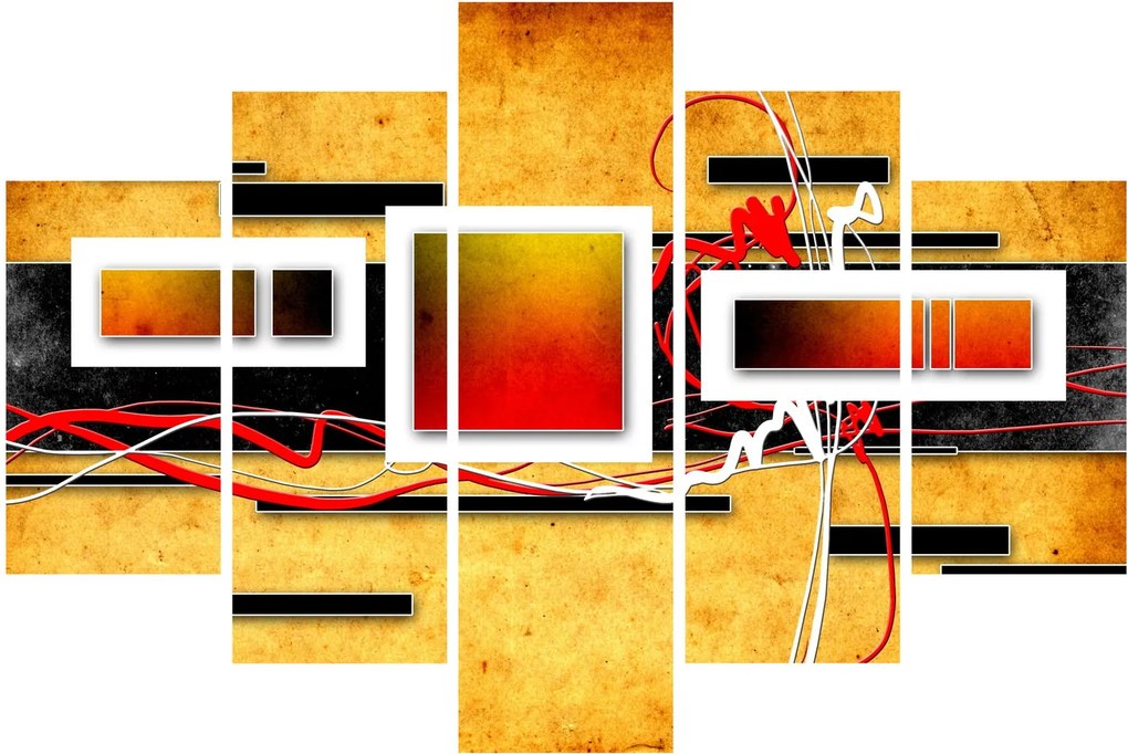 Obraz - Abstrakcia (150x105 cm)