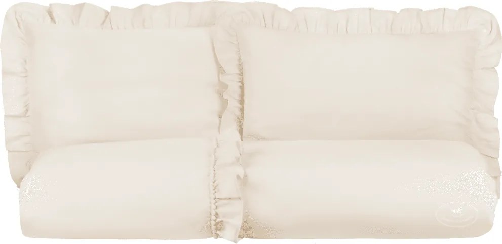 Boho obliečky pre dospelých vanilka 160x200 cm