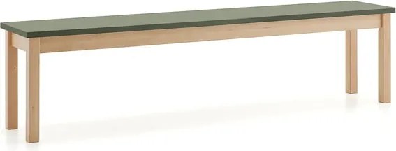 Lavica ZET, 1800x360 mm, tmavozelená