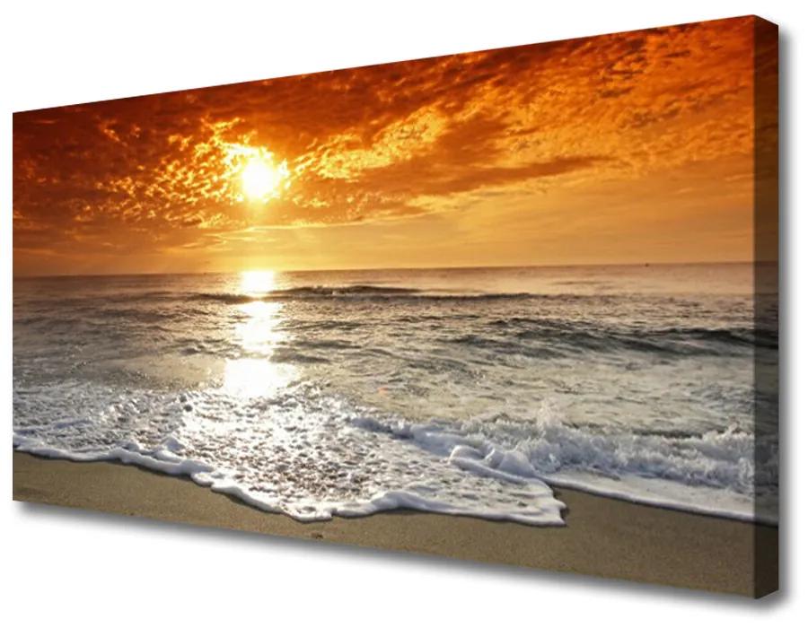 Obraz Canvas More slnko krajina 140x70 cm