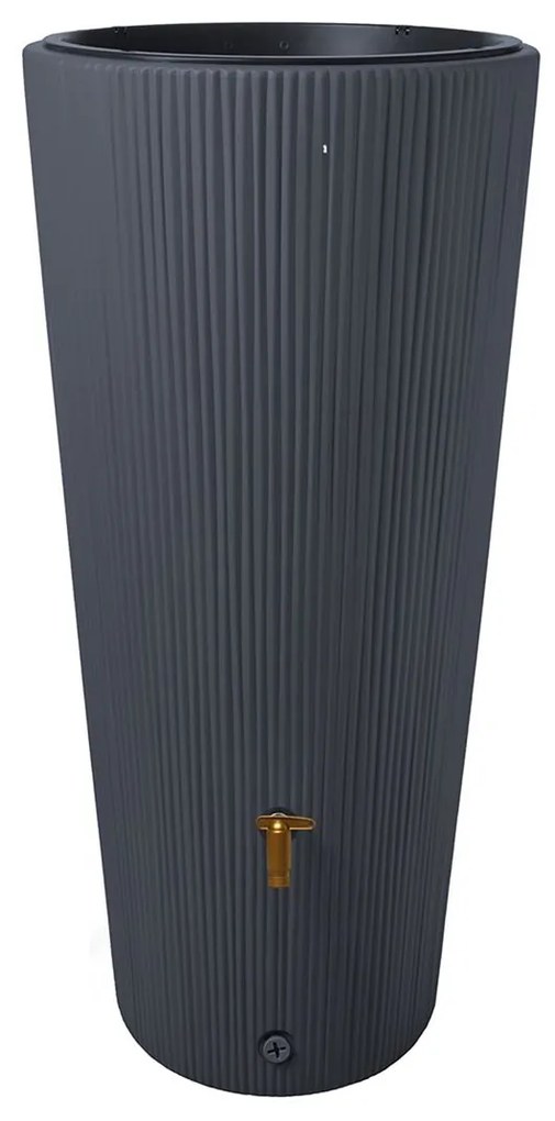 4rain Plastová nádrž na vodu Vaso 2 v 1, 220 l (grafitová sivá) (100272773)