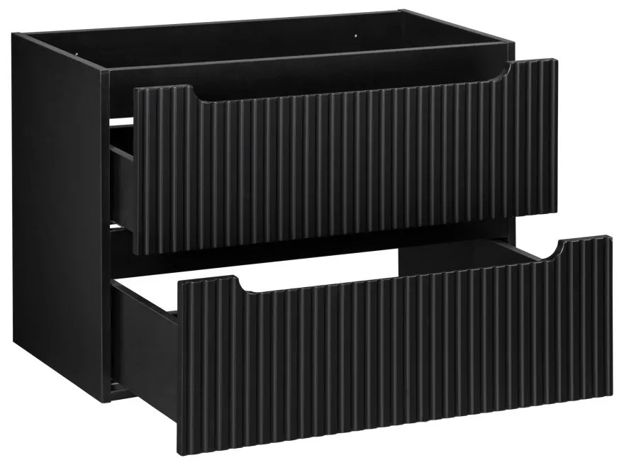 Umývadlová skrinka Nova Black D2 82-80-2S čierna