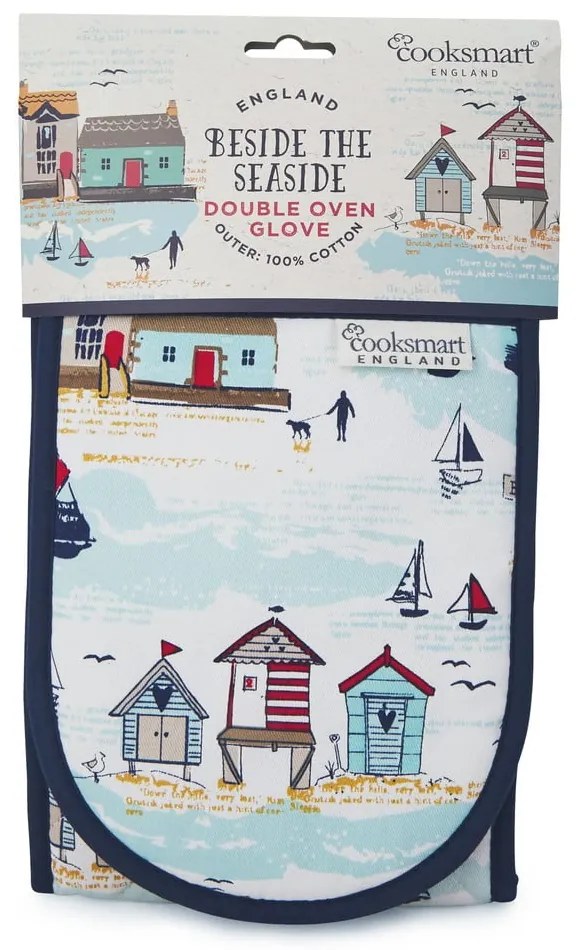 Bavlnená dvojitá chňapka Cooksmart ® Beside The Seaside
