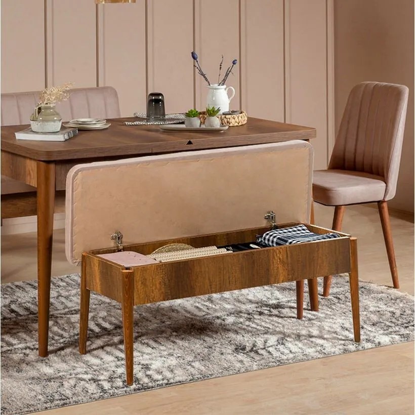 Lavica Vina Stone and Walnut