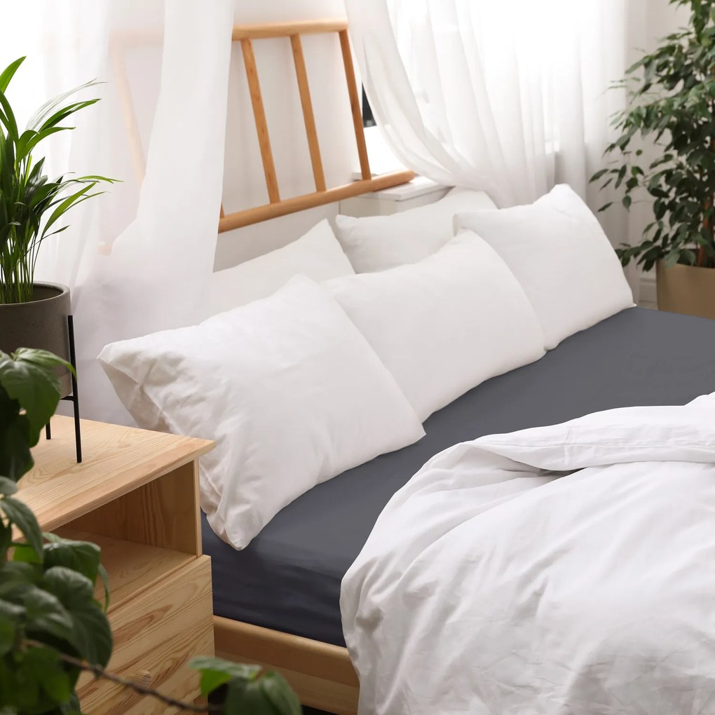 JERSEY PRESTIERADLO PREMIUM 180X200 CM TMAVOSIVÉ
