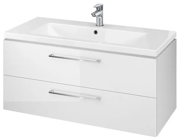 Cersanit - SET skrinka + umývadlo, biely lesk , LARA COMO 100, S801-191