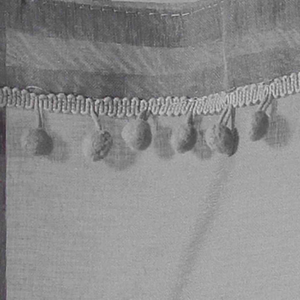 Sivé voálové záclony v súprave 2 ks 60x120 cm Poupette – douceur d'intérieur