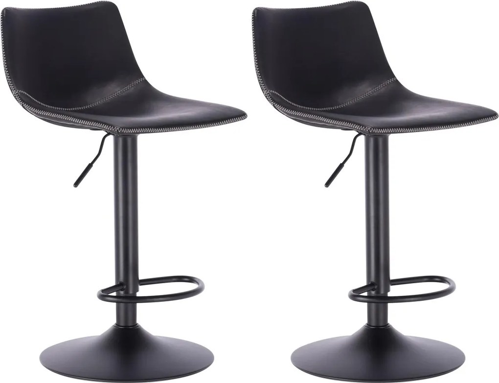 2x Barová stolička Hawaj CL-845 čierna