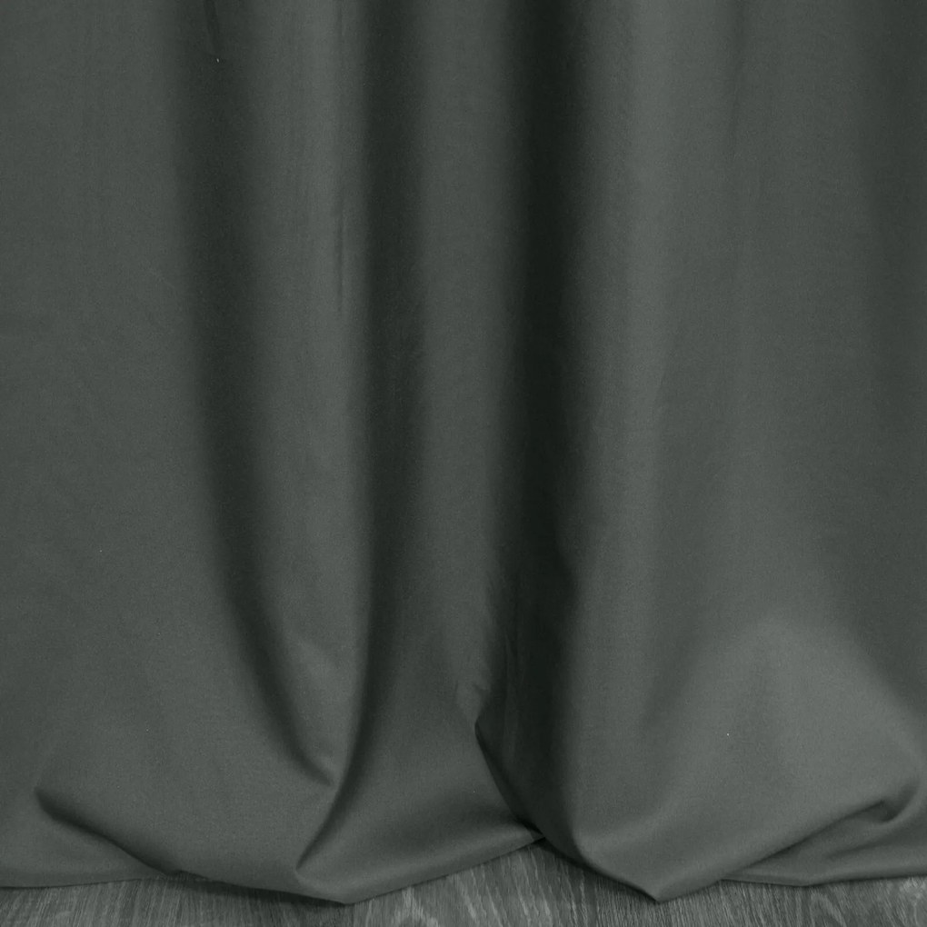 ZÁVES NA KRÚŽKOCH DAFNE 140X250 CM STRIEBORNÁ