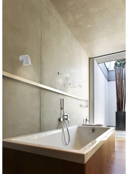 Nordlux - Vonkajšie nástenné svietidlo FRONT 1xGU10/28W/230V IP44 biela