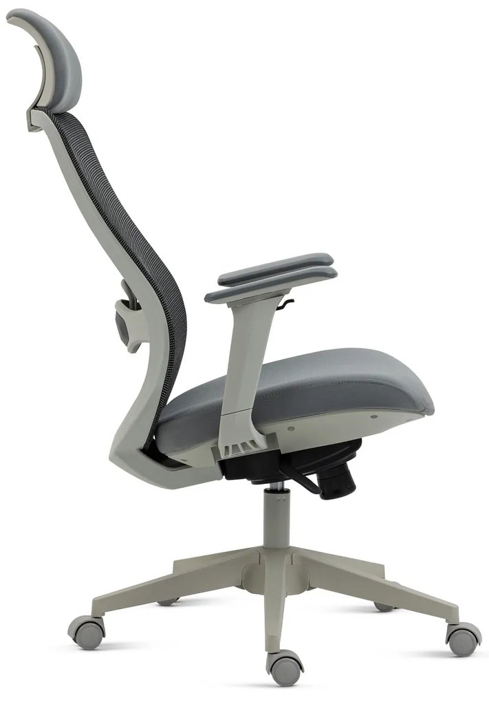 Autronic KA-V321 GREY Kancelárska stolička