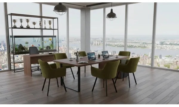 Jedálenská stolička AMELIA zelená