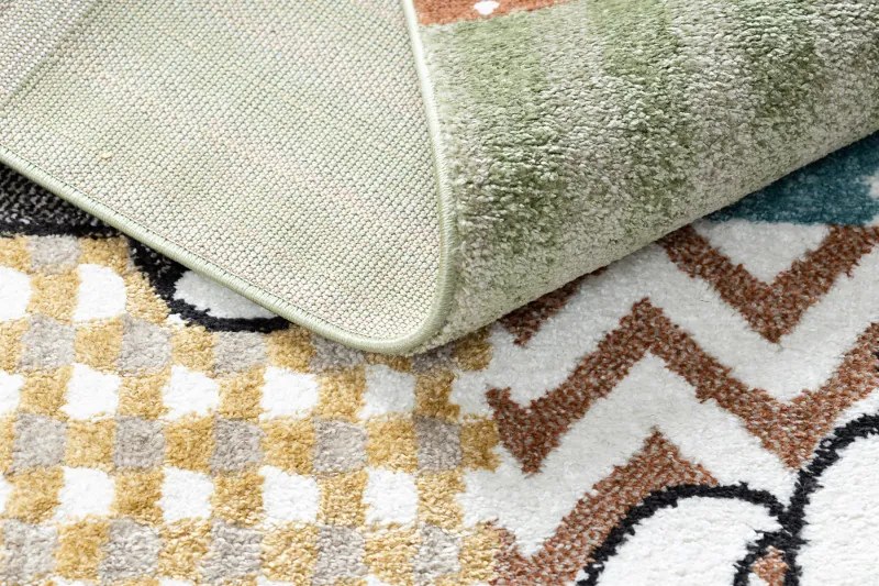 Detský kusový koberec Fun Pets multi, 80x150, viacfarebná, detská izba, Dywany Łuszczów