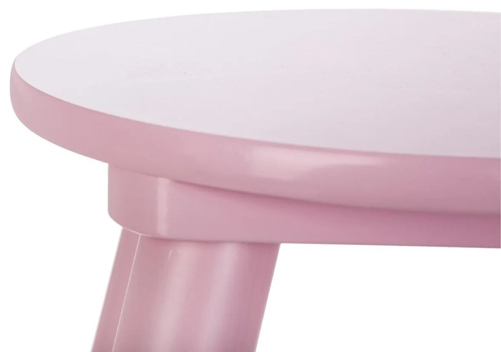 Ružová detská stolička STOOL PINK