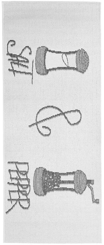 Koberce Breno Kusový koberec ADRIA 07/SGS, sivá,84 x 200 cm