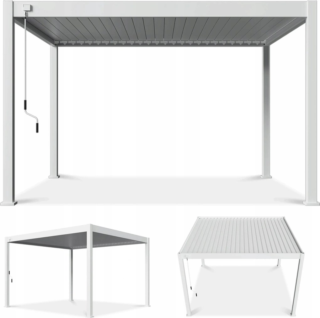 Záhradná pergola Terasové zastrešenie na terasu Deluxe 3,6x4 Gutroof