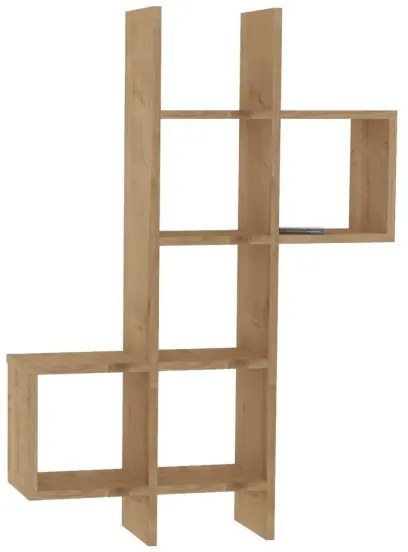 Nástenná polica KENO 125x79 cm hnedá