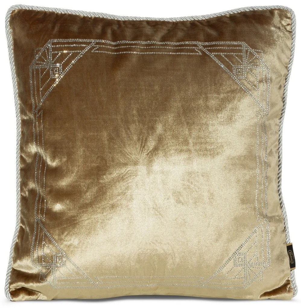 DEKORAČNÁ OBLIEČKA NA VANKÚŠ ROYAL9 45X45 CM MEDOVÁ