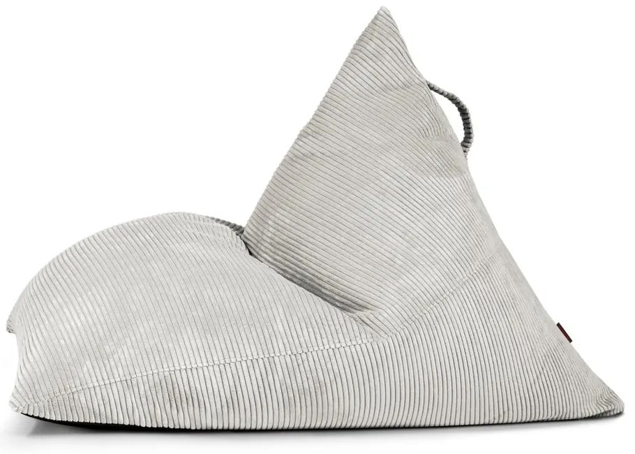 Krémový menčestrový sedací vak Razz – SLOWDOWN