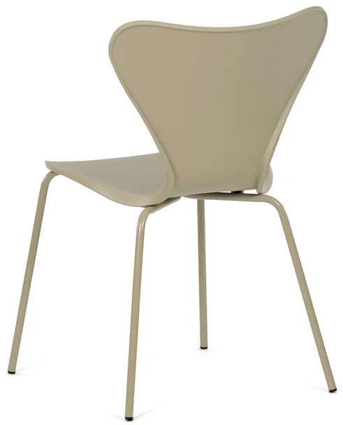Autronic BONTEC Jedálenská stolička, hnedá, plast, CT-X7034 CAP Farba: Béžová