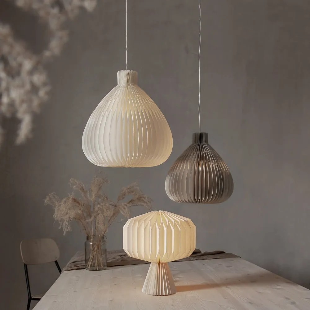 Krémovobiele tienidlo ø 38 cm Honeycomb – Star Trading