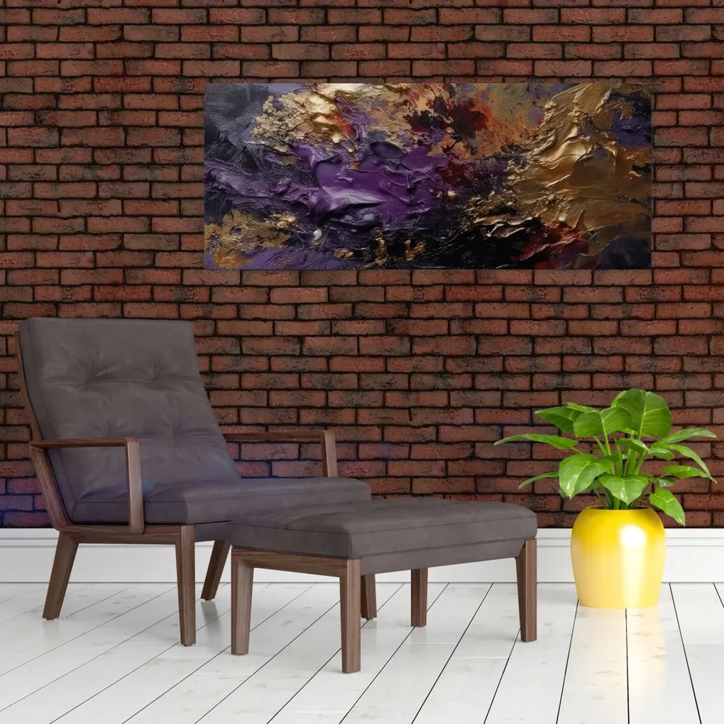 Obraz - Textúrovaná abstrakcia (120x50 cm)