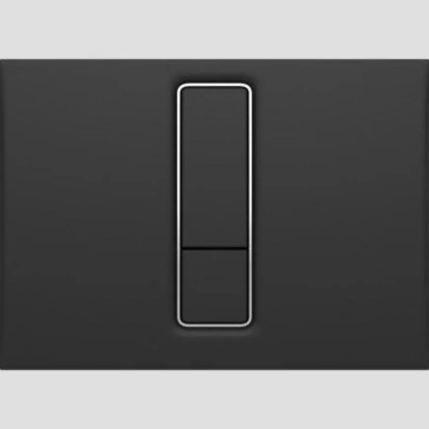 Tlačidlo Ineo Bright plast  matná čierna 16.750.56