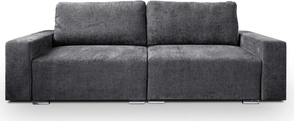 Rozkladacia pohovka Anafi, tmavo šedá látka